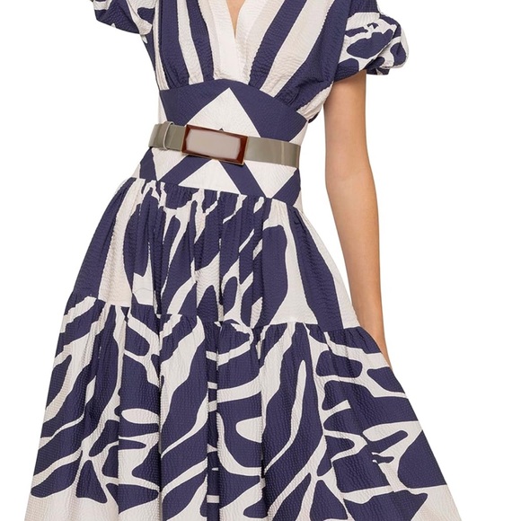 In Search Of Blue and White Silvia Tcherassi Long Dress - Picture 5 of 5